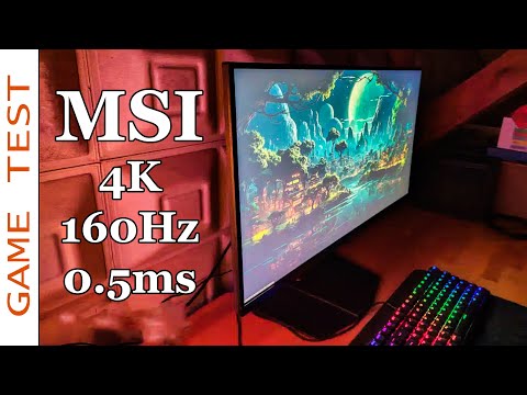 MSI 27 MPG 274URF QD Gamıng Review | 4K 160Hz 0.5ms | Game Test