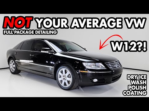 Volkswagen Phaeton W12: Luxury Limousine's Stunning Transformation with Full Detailing