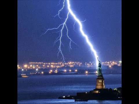 Close-Up Lightning strike Compilation with Horrifying Sound and Destruction |Thunder strikes