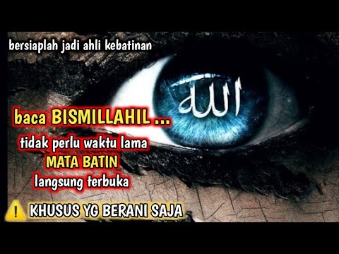 BERUNTUNG YANG MEMBUKA VIDEO INI || cara cepat membuka mata batin bagi pemula