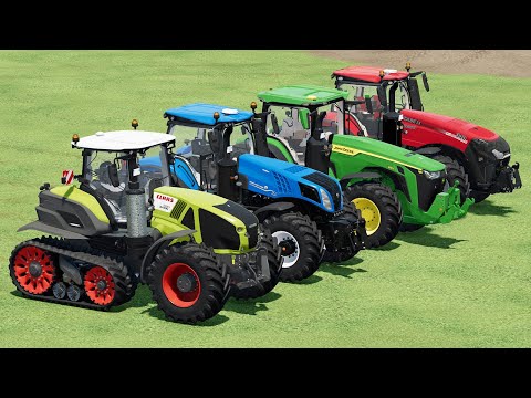 TRANSPORTING GIANT ICE CREAM WITH JOHN DERRE & CLAAS TRACTORS - Farming Simulator 22