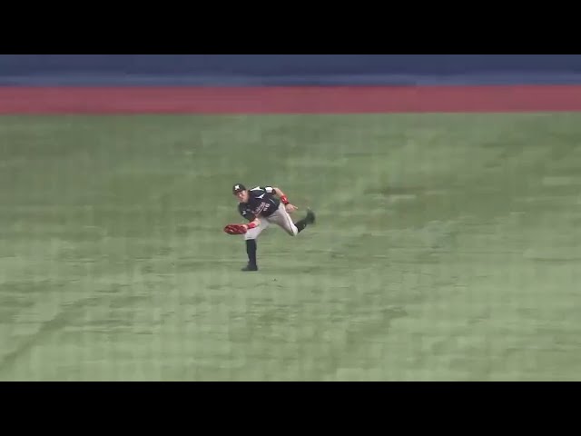 【3回裏】マリーンズ・岡田が守備で魅せる!! 2016/4/1 Bs-M