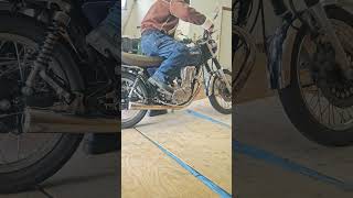 5型SR400 ペイトンプレイスメガホンマフラー　#マフラーサウンド #マフラー音 #sr400 #sr400fi