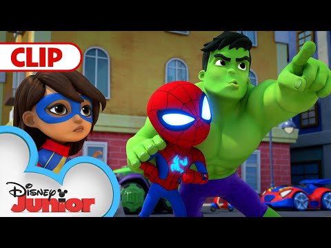 Construction Destruction | Marvel's Spidey and his Amazing Friends | @disneyjunior