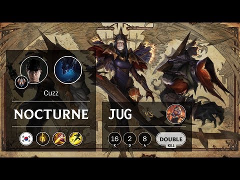 Nocturne Jungle vs Qiyana - KR Challenger Patch 9.16