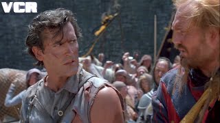 You ain't leadin' but two things right now... | Army of Darkness (1992) Scene