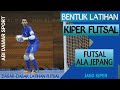 Bentuk Latihan Kiper Futsal Ala Jepang | Latihan Dasar Futsal | Goal kipper #abidamarsport