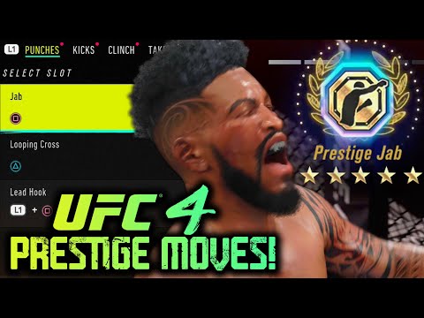 UFC 4 Career Mode Gameplay EP. 15 - Prestige Moves For Power! Unlocked Tyson Fury and Anthony Joshua
