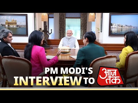LIVE : PM Modi's interview to Aaj Tak