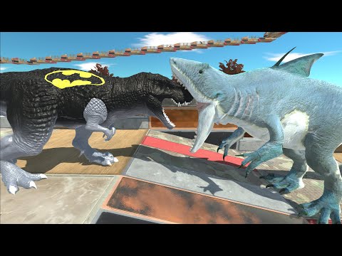 KING SHARK DEATH RUN - Animal Revolt Battle Simulator
