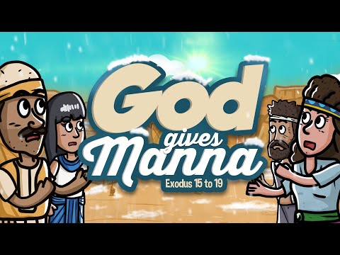 God gives manna  | Animated Bible Stories | My First Bible | 24