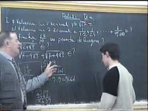 Lectia 1785 - An 2003 - Clasa 9 - Test - Multimi de numere Calculul unor sume