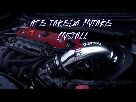 Black Wolf ( 2014 Honda Civic Si ) Gets AFE Takeda Intake!