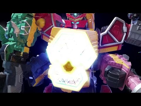 PR Dino Super Charge | Batalla Megazord contra Snide - Transformación en Ultrazord Dino Charge