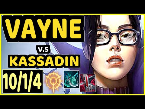 VAYNE vs KASSADIN - 10/1/4 KDA MID GAMEPLAY - BR Ranked DIAMOND