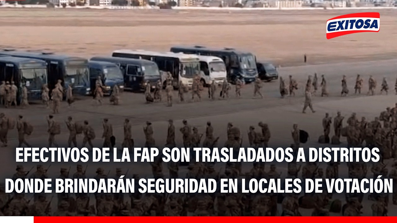 🔴🔵 Más de 2 mil efectivos de la FAP resguardarán locales de votación