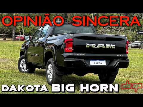 RAM Dakota BigHorn diesel 4x4 2027: Versão MAIS BARATA é boa? Vale a pena? Teste, avaliação consumo