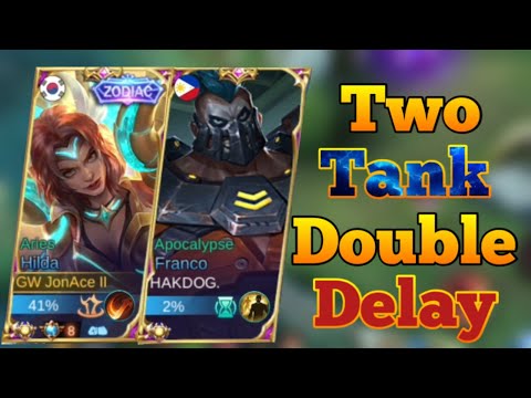 DOUBLE TANK DOUBLE THE DELAY | HILDA GAMEPLAY | HILDA BEST BUILD 2020 | HILDA GUIDE | JonAce - MLBB