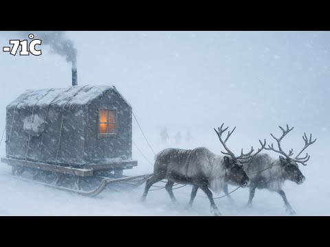 100km Daily Migration | Inside the Moving Tents of Nenets Nomads in Siberia