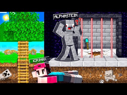 Ich BRECHE aus ALPAHSTEINS GEFÄNGNIS aus in MINECRAFT!