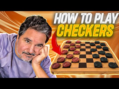 How To Play Checkers For Beginners SUPER SIMPLE Lesson [Draughts]
