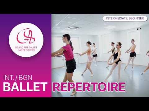 Repertoire class / Intermediate, beginners / Pharaoh's daughter, 3 river var.   #ballet #variations