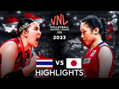 LEGENDARY MATCH | THAILAND vs JAPAN | Women's VNL 2023