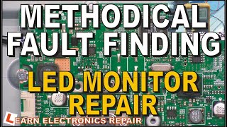 More METHODICAL Fault Finding Samsung LED Monitor 