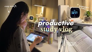 finals week prep 🧃| late-night study, making notes, pomodoro timer, & the start of hell week