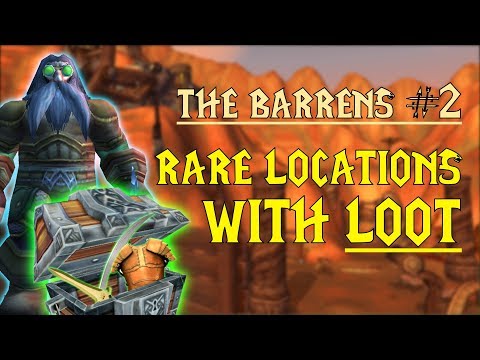 WoW Classic - Rare Mob Locations + UNIQUE LOOT - The Barrens (Part 2)