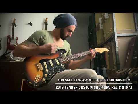 FOR SALE @ MEISTEREDEGUITARS.COM - 2019 Fender custom shop Stevie Ray Vaughan SRV Relic Stratocaster