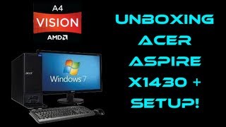 Video thumbnail for acer aspire X1430 unboxing and setup! by Help4heroesROCK