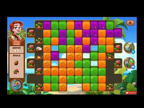 Lost Island Blast Adventure Level 1482 NO BOOSTERS - A S GAMING ✔