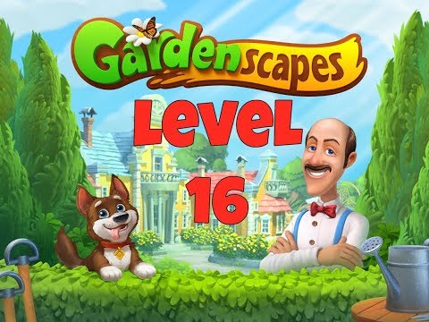 Gardenscapes Level 16 Walkthrough