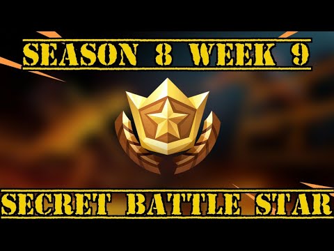 Fortnite Season 8 week 9 Secret/Hidden Battle Star Location