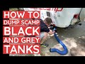 CLEANING OUT BLACK AND GREY TANK ON SCAMP Scamp Shower Summer Blackwater Scamps Overview