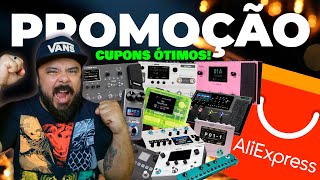 PEDALEIRAS DE GUITARRA E EQUIPAMENTOS EM PROMOÇÃO ABSURDA NO ALIEXPRESS, COMO COMPRAR SEM ERRO! JÁ!