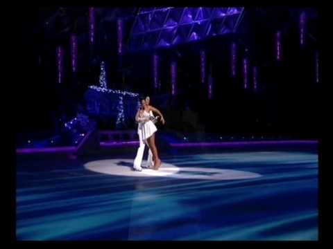 Zaraah Abrahams and Fred Palascak skating Christmas Special