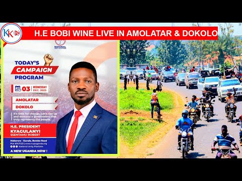 LIVE: Bobi Wine Takes Over Amolatar & Dokolo — Unstoppable Energy