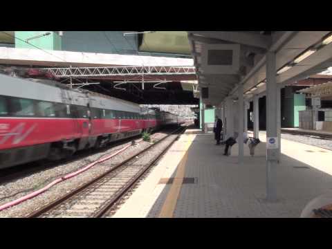 Incrocio EuroStar Frecciargento  a Roma Tiburtina