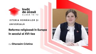 "Reforma religioasă în Europa in sec. XVIl"