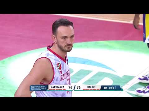 TC4 Pinar Karsiyaka vs Hapoel Unet Credit Holon   Technical foul   Basketball Champions League