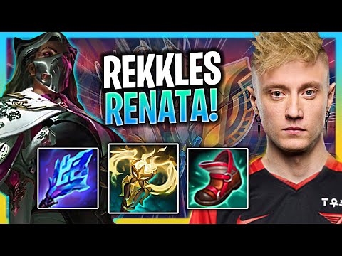 REKKLES PERFECT GAME WITH RENATA! | T1 Rekkles Plays Renata Support vs Caitlyn!  Season 2023
