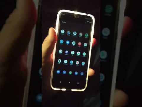 My Nokia 1.3 Lighting up With Cover.