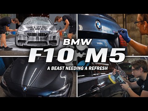 F10 BMW M5 Competition | 7+ DAY Transformation | Singapore Grey Metallic Paint REVIVED!