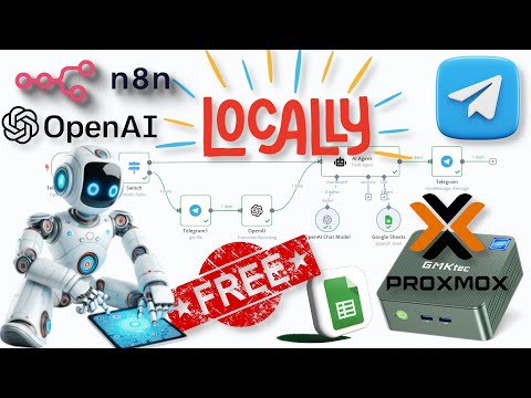 [P1] Telegram AI Agent with n8n Ngrok OpenAI Local Setup Guide Google ...