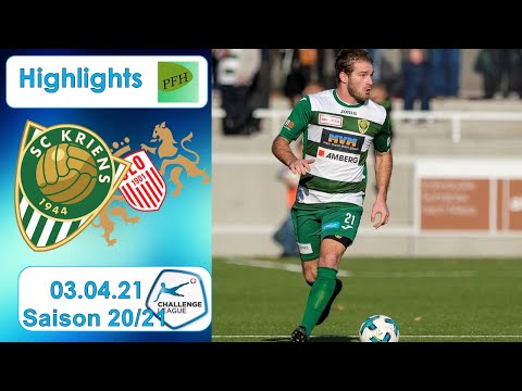 Highlights: SC Kriens vs FC Stade Lausanne - Ouchy (03.04.21)