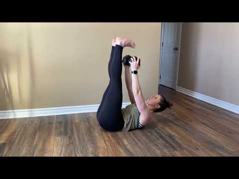 Straight Leg Weighted Crunch