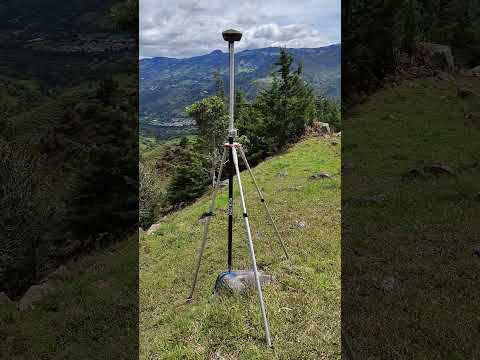 Topografía para establecimiento de servidumbre - Concepción Santander #gnss #topografia