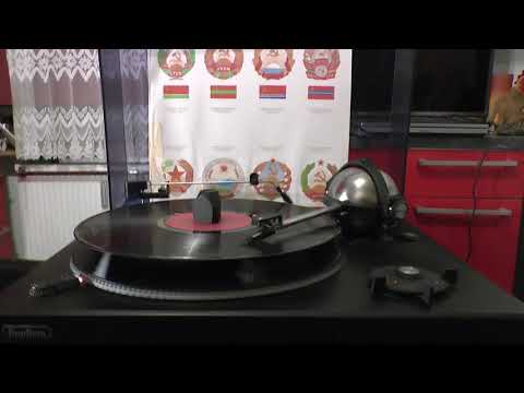 VINYL HQ Гимн Таджикская ccp Hymn Tadschik Soviet Republik - SOVIET RUSSIAN KORVET 038S Turntable